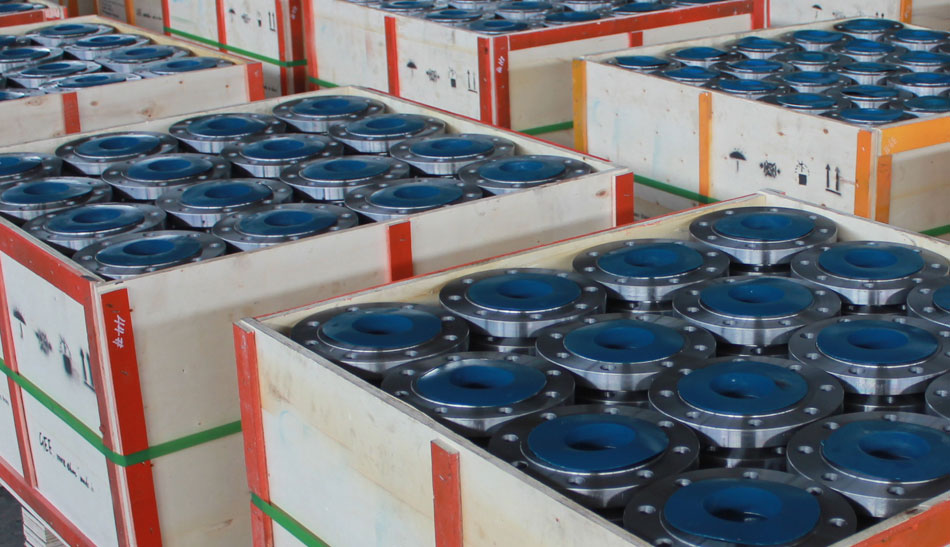 Industrial Steel Flanges packaging to export Thailand