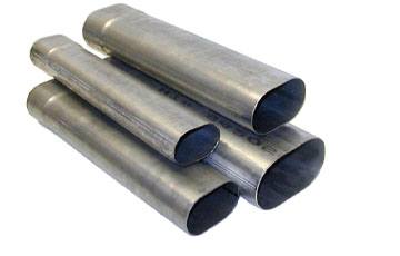 SS Welded Flat Sided Oval Tube