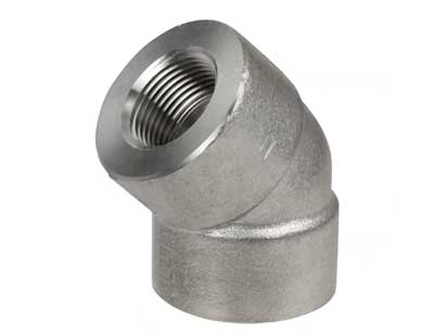 ASME B16.11 Threaded 45 Degree Elbow