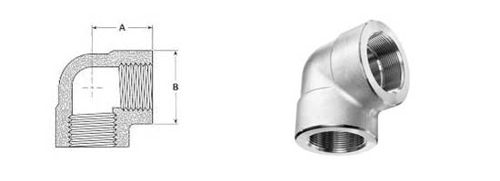 Threaded 90 Degree Elbow Dimensions