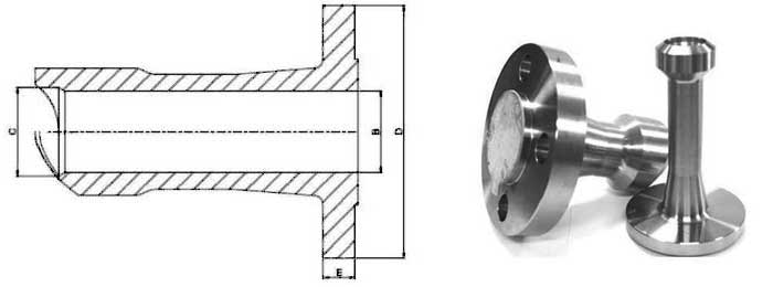 Flangeolet Dimensions