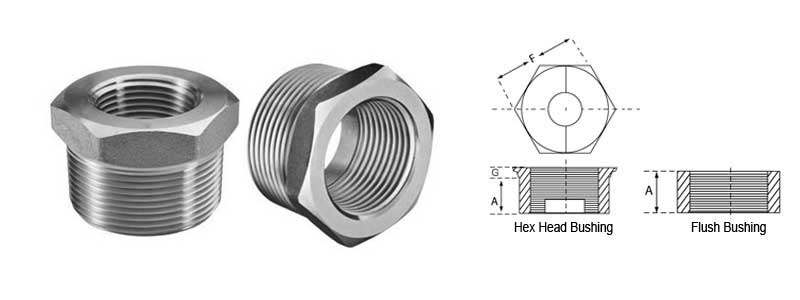 Threaded Bushing Dimensions