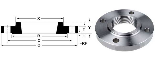 Threaded Flange Dimensions