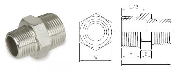 Threaded Reducing Nipple Dimensions