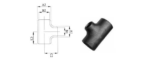 ASTM A234 Gr WPB Tee Dimensions Chart