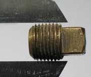 Brass Threaded Plug